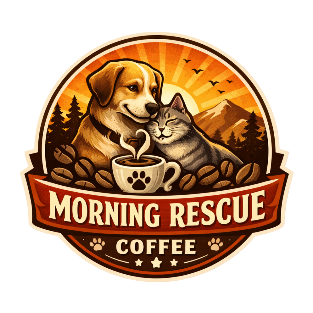 Welcome to Morning Rescue, Where Every Cup Helps a Rescue Pet